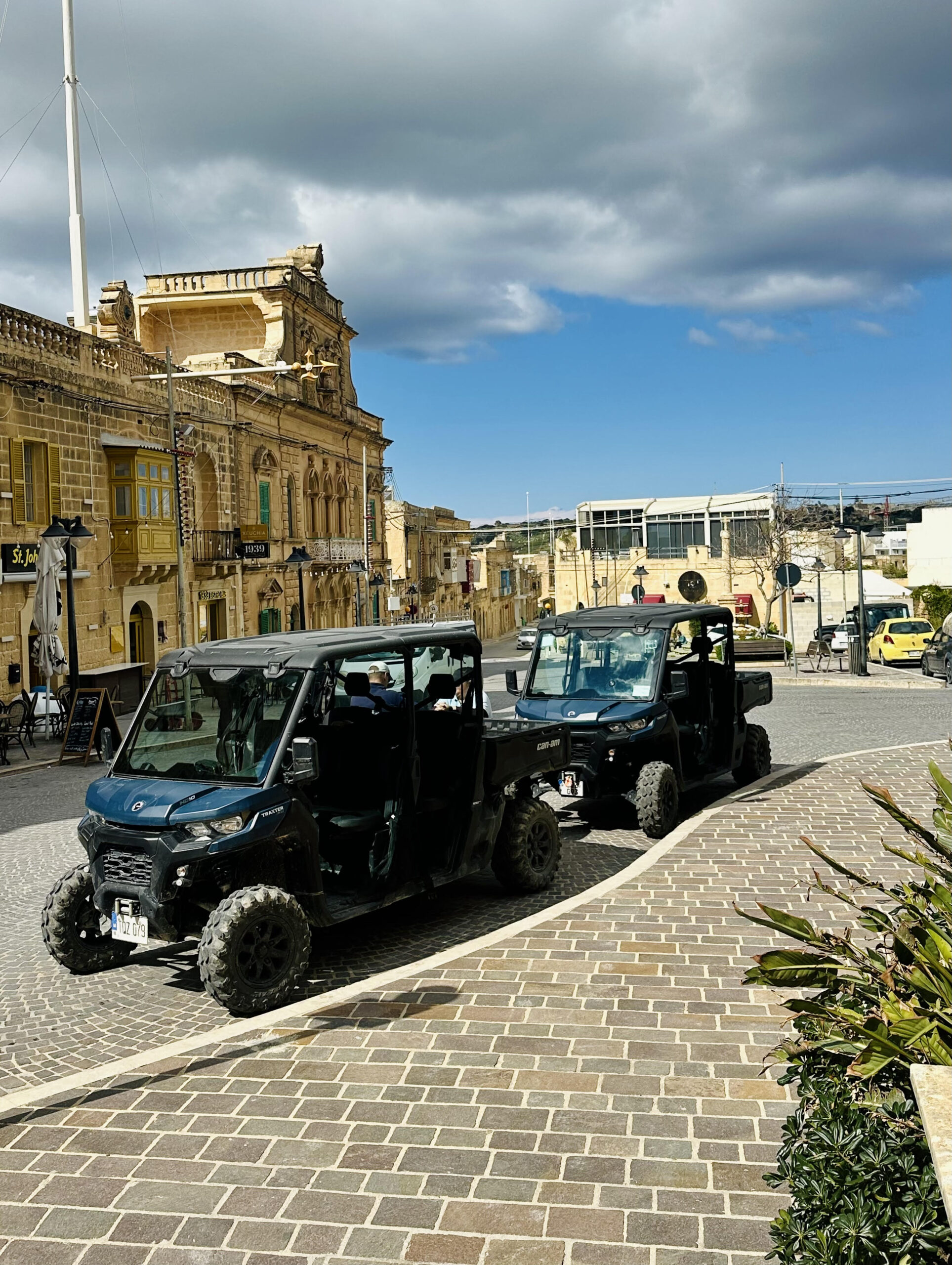 UTV vehicles used for a guided Gozo tour